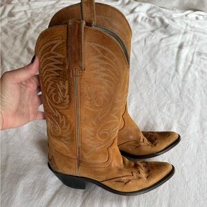 Tan Western Vintage Cowboy Boots